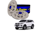 2 Disco de Freio Hipper Freios para Toyota Hilux 2.8 2016 até 2022 - Cod. HF512A