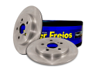 2 Disco de Freio Hipper Freios para Land Rover Freelander 2 2.2 16V 2011 até 2015 - Cod. HF403D