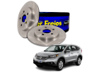 2 Disco de Freio Hipper Freios para Honda CR-V 2.0 16V 2007 até 2011 - Cod. HF712A