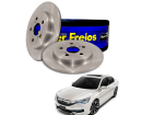 2 Disco de Freio Hipper Freios para Honda HR-V 1.8 16V 2016 até 2018 - Cod. HF713A