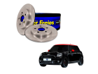2 Disco de Freio Hipper Freios para Mini Cooper 1.6 16V Gasolina THP 2007 até 2015 - Cod. HF316