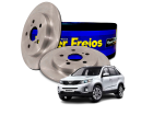 2 Disco de Freio Hipper Freios para Kia Sorento 3.5 24V 2.4 16V 2010 até 2015 - Cod. HF329C