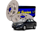 2 Disco de Freio Hipper Freios para Chevrolet Spin 1.8 8V 2013 até 2019 - Cod. HF51F