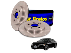 2 Disco de Freio Hipper Freios para Nissan Tiida 1.8 16V 2008 até 2013 - Cod. HF615