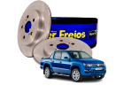 2 Disco de Freio Hipper Freios para Volkswagen Amarok 3.0 2018 até 2023 - Cod. HF90B
