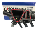 Carcaça da Válvula Termostática COLUMBIA para Ford Fiesta 1.0 1.6 8V ZETEC ROCAM Gasolina 2002 até 2008 - Cod. COLVAL40282S
