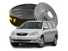 2 Disco de Freio Fremax para Toyota Corolla 1.6 1.8 16V 2002 até 2009 - Cod. BD2251