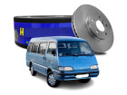 2 Disco de Freio Traseira Hipper Freios para Asia Topic 2.7 8V CARGA LUXO SUPER LUXO 1997 até 1999 - Cod. HF351