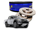 2 Disco de Freio Hipper Freios para Mitsubishi Pajero Dakar 3.2 16V 3.5 24V 2009 até 2016 - Cod. HF200G