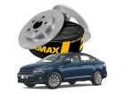 2 Disco de Freio Fremax para Volkswagen Nivus 1.0 12V 2021 até 2023 - Cod. BD5649