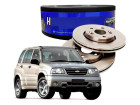 2 Disco de Freio Hipper Freios para Chevrolet Tracker 2.0 8V 2.0 16V 2001 até 2009 - Cod. HF302
