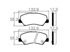 Pastilha de Freio Dianteira Ecopads para Hyundai Elantra 1.8 16V 2012 até 2013 - Cod. ECO1510