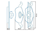 Pastilha de Freio Dianteira Jurid para Ford Focus 1.8 2.0 16V 1.6 8V 1999 até 2003 - Cod. HQJ2136