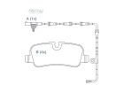 Pastilha de Freio Traseira WILLTEC para Land Rover Discovery 3 2.7 2005 até 2009 - Cod. FP650