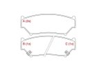 Pastilha de Freio Dianteira WILLTEC para Suzuki Grand Vitara 1999 até 2016 - Cod. PW375