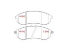Pastilha de Freio Dianteira WILLTEC para Mitsubishi L200 2.5 8V 2002 até 2012 - Cod. PW387