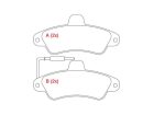 Pastilha de Freio Traseira WILLTEC para Ford Mondeo 1994 até 2000 - Cod. PW529