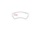 Pastilha de Freio Dianteira WILLTEC para Ford Fusion 2006 até 2012 - Cod. PW628