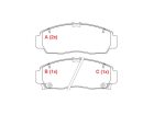Pastilha de Freio Dianteira WILLTEC para Honda Accord 3.5 24V EX 2008 até 2017 - Cod. PW641