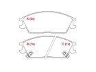 Pastilha de Freio Dianteira WILLTEC para Hyundai Excel 1.5 16V 1991 até 1995 - Cod. PW645