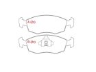 Pastilha de Freio Dianteira WILLTEC para Fiat Punto 1.4 1.8 2008 até 2017 - Cod. PW68A