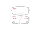 Pastilha de Freio Traseira WILLTEC para JAC Motors T8 2.0 16V 2018 - Cod. PW717