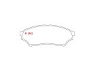 Pastilha de Freio Dianteira WILLTEC para Mitsubishi Pajero iO 1.8 16V 1999 até 2002 - Cod. PW74