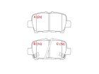 Pastilha de Freio Traseira WILLTEC para Infiniti FX35 2010 até 2012 - Cod. PW743