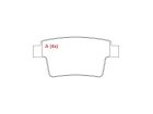 Pastilha de Freio Traseira WILLTEC para Jaguar X-Type 2.5 3.0 24V 2002 até 2009 - Cod. PW750