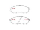 Pastilha de Freio Dianteira WILLTEC para Nissan 370Z 2010 até 2013 - Cod. PW797