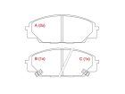 Pastilha de Freio Dianteira WILLTEC para Honda Civic 2.0 16V 2008 até 2024 - Cod. PW798