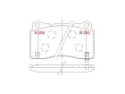 Pastilha de Freio Dianteira WILLTEC para Chevrolet Camaro 6.2 16V 2011 até 2023 - Cod. PW802