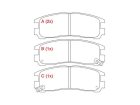 Pastilha de Freio Traseira WILLTEC para Mitsubishi Galant 2.0 24V 1994 até 2005 - Cod. PW869