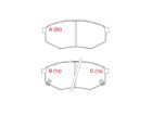 Pastilha de Freio Dianteira WILLTEC para Kia Sportage 2011 até 2016 - Cod. PW874