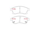 Pastilha de Freio Dianteira WILLTEC para Chevrolet Cruze 1.8 16V LT LTZ 2011 até 2016 - Cod. PW886