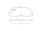 Pastilha de Freio Traseira WILLTEC para Toyota Camry 2001 até 2006 - Cod. PW904