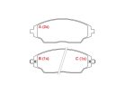 Pastilha de Freio Dianteira WILLTEC para Chevrolet Spin 1.8 8V LT LTZ 2013 até 2022 - Cod. PW965