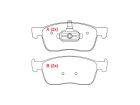 Pastilha de Freio Dianteira WILLTEC para Citroen Jumpy 1.5 16V CARGO Furgão Aspirado 2023 - Cod. PW1023