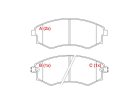 Pastilha de Freio Dianteira WILLTEC para JAC Motors J6 2.0 16V 2011 até 2016 - Cod. PW605