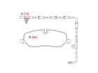 Pastilha de Freio Dianteira WILLTEC para BMW Z3 2.8 3.0 24V 1998 até 2002 - Cod. PW651