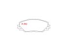Pastilha de Freio Dianteira WILLTEC para Toyota Prius 2013 - Cod. PW711