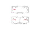 Pastilha de Freio Dianteira WILLTEC para Toyota Hilux 2.5 2008 até 2012 - Cod. PW758