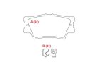 Pastilha de Freio Traseira WILLTEC para Toyota Corolla Cross 1.8 2.0 2022 até 2023 - Cod. PW808A