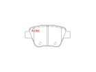 Pastilha de Freio Traseira WILLTEC para Volkswagen Jetta 2011 até 2023 - Cod. PW888
